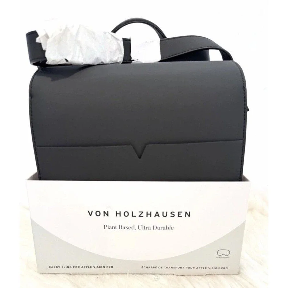 von Holzhausen Carry Sling Travel Case for Apple Vision Pro NIB Leather Case